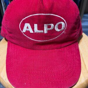 Alpo Red Corduroy SnapBack Hat